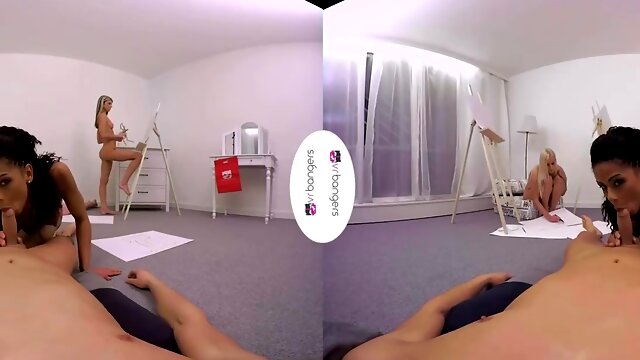 VR PORNOGRAPHY-Marvelous Black Give A Majestick Oral In Class(VR)