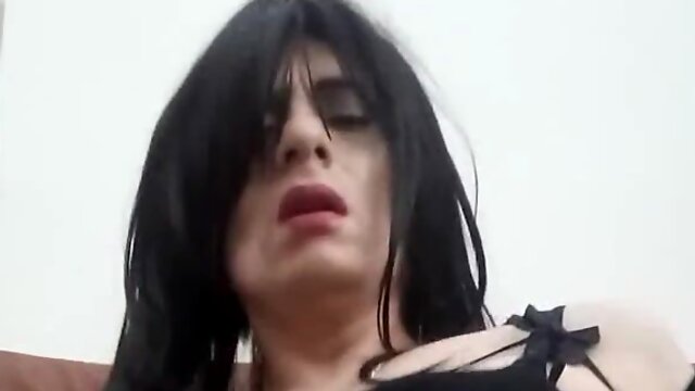 Sissy Femboy Fucked, Crossdresser Pantyhose