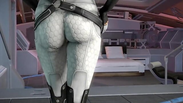 Mass Effect, Miranda 3d, Futanari