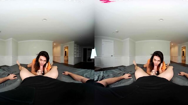 T-Girl Prisoner in VR Pornography POINT OF VIEW