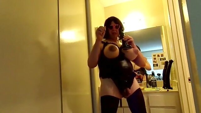 Cigar smoking phat boobies