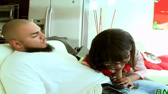 Classy brown-haired damsel passion rubs herself (Chocolate Babe)