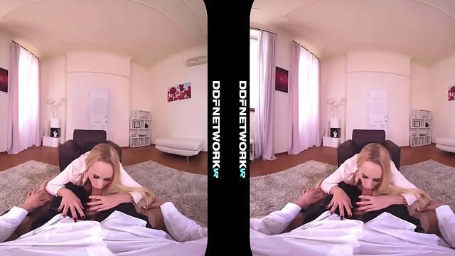 Mischievous VR hump physician Angel Wicky bjs & rails your wiry penis in POINT OF VIEW