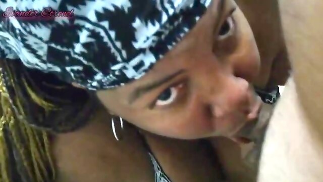 Meaty, Ebony damsel is regularly deep-throating weenies and gulping jizm, because it tastes so poking great