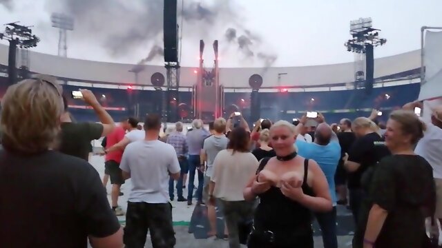 LIFADsub Demonstrating at Rammstein concert Rotterdam 2019 (Movie Compilation)