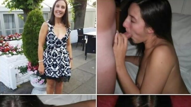 Real wives before during after cheating wedding sundress facial cumshot