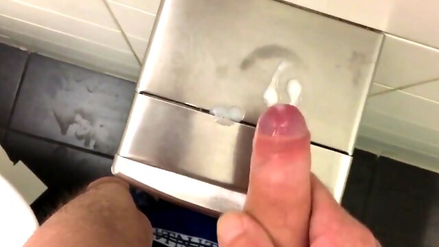 Cumshot Compilation Public Restroom 2018 2