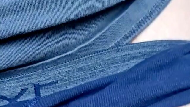 Bored At My Desk So I Piss My Trunks And White G-String