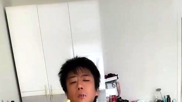 Japanese long long fat manstick gigantic dinky fellow hj and jism demonstrate