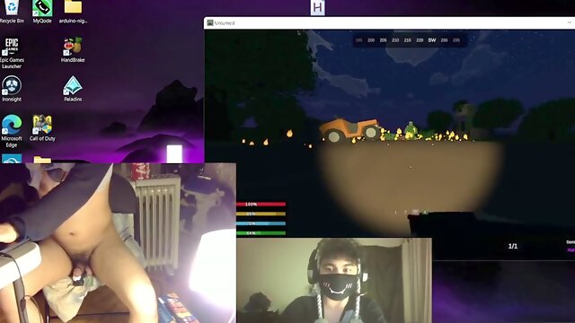 Game, Jizz, and Chill Zombie Game with Massager pt6