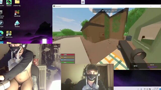 Game And Chill Zombie Game With Hitachi pt3