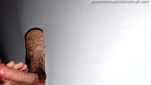 Highly steamy boy with man rod cut repeats again at gloryhole, he finishes off sans saying me