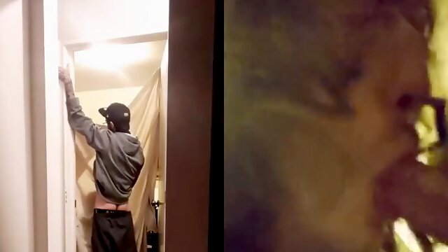 Deepthroat and guzzle uncircumcised stud at my gloryhole