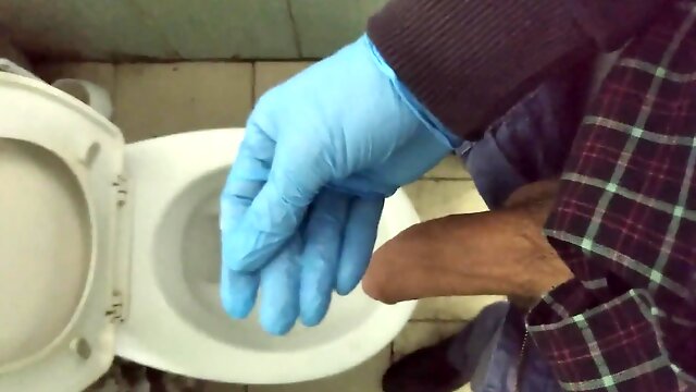 Meatpipe in Forearm, in Spandex Mitten - Part two.