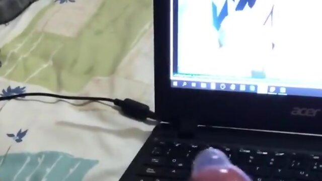 POINT OF VIEW: YOUNG MAN SPUNKING IN LOVE GLOVE