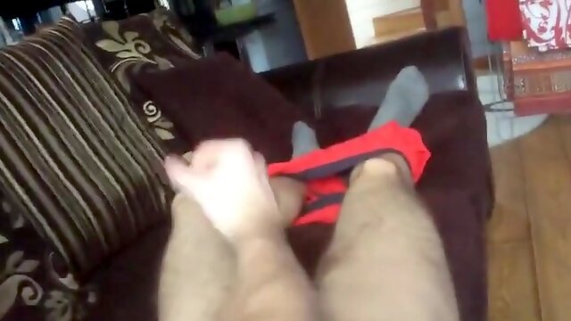 Help to cum by his friend 5