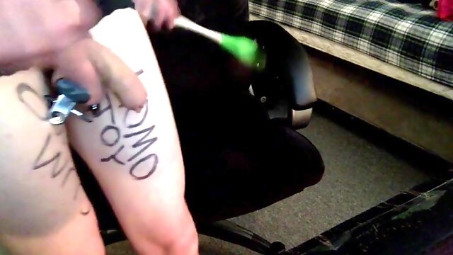 Sissy Fag Boi used as a notepad breezy