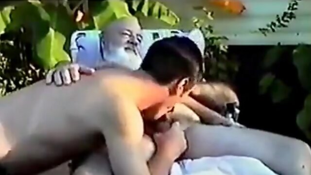 Hairy Grandpa Gets Sucked Off By Young Man 3