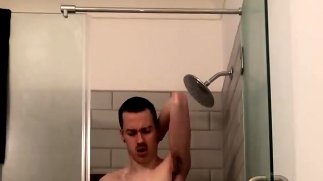 Nineteen Yr aged Jesse Gold Milks off in the Bathroom with his Fur Covered Bootie, Manhood, and Mustache