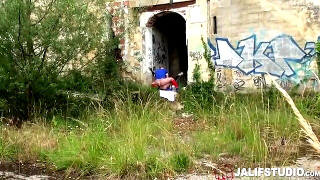 French Sports trainer romps Squad Player spear unprotected In Deserted Palace