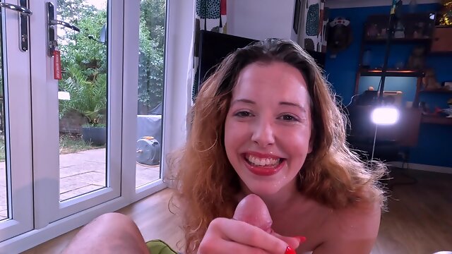 Pov Sensual Blowjob Cum