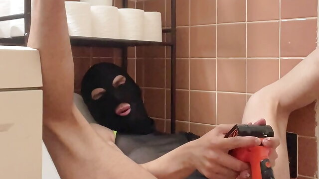 Crossdresser drilling my asshole