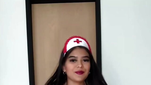 Freaky latina nurse wants to feel your erection - Ivy Flores Leak