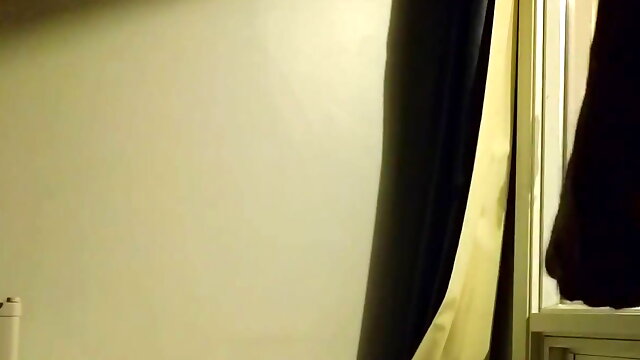 All alone, hotel window