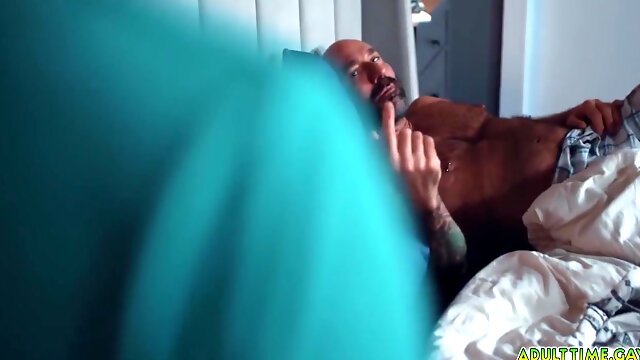 Stepson Decides To Take A Chance And Play Along With His Stedad 6 Min With Carter Delrey, Gay Porn And Drew Sebastian