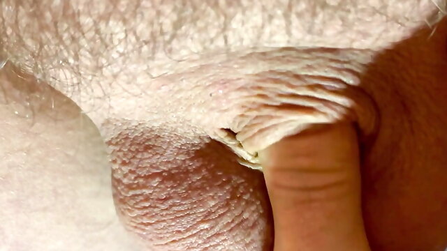  small micro cock finger fuck