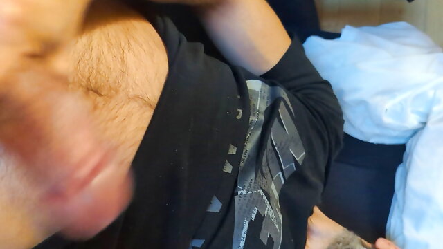 Sucky cum off my cock