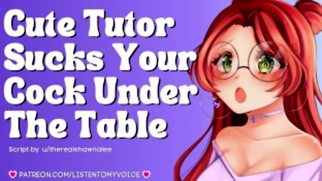 Cute Nerdy Girl Helps You Study With Her Mouth & Throat [College] [Blowjob ASMR] [Submissive Slut]