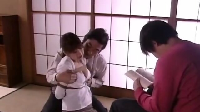 Japanese teacher bound and gagged