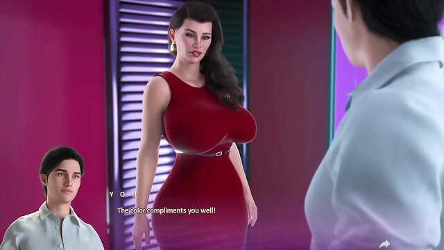 Cartoon 3D MILF with Big Boobs makes me horny