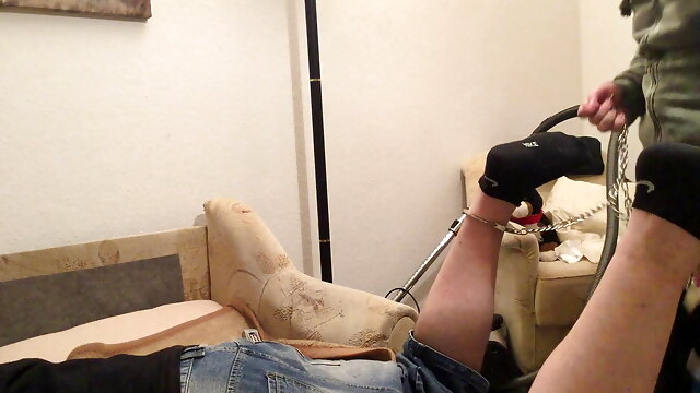 Guy is arrested by friend in Nike and Jogger