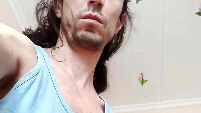 My sweet uncut cock, erecion and masturbation