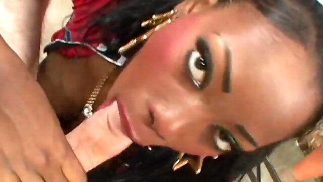 Barbee cock sucking ebony teen