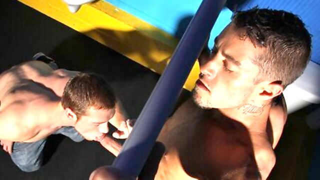 Kinky Cody Cummings and Connor Maguire having gloryhole fun