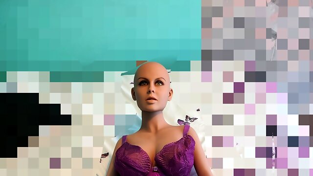 Sex doll Tiffany riding cock