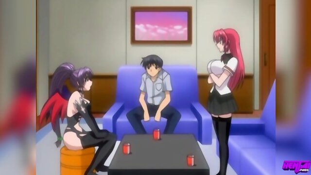 Hentai Pros - Shinigami Mina Will Spare Akitoshi Only If He Knocks Up His Stepsister Hitomi