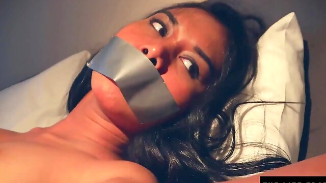Asian Beauty Is Bound And Gagged Leading To A Big Orgas - Mom