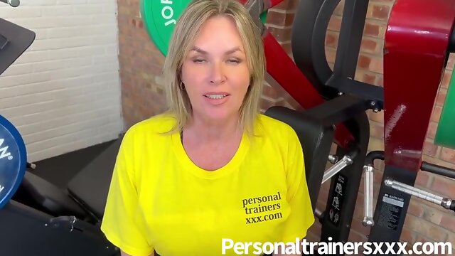 Gym Milf Drains All Her Clients