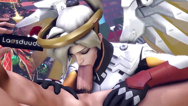 Mercy Sucking Huge HUUUGE Dong