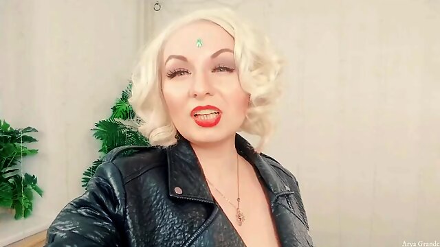 CUCKOLD FemDom POV free porn videos - sexy blonde MILF - dirty talk and humiliation