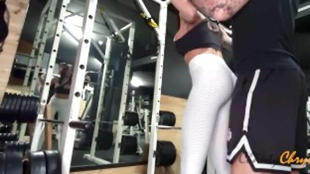 4K PERSONAL TRAINER breaks MY ASSHOLE in the gym during WORKOUT! ANAL CREAMPIE! ChantyChrys