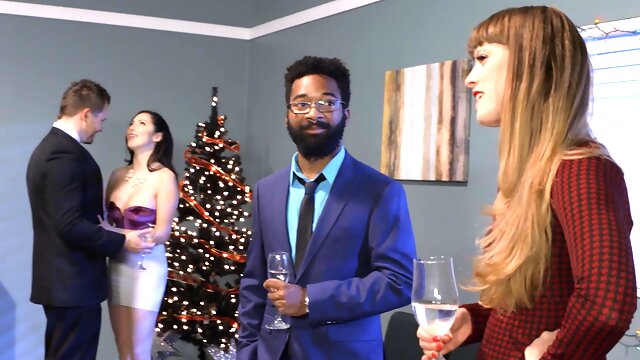 Mia Malkova wearing high heels gets fucked in doggy style