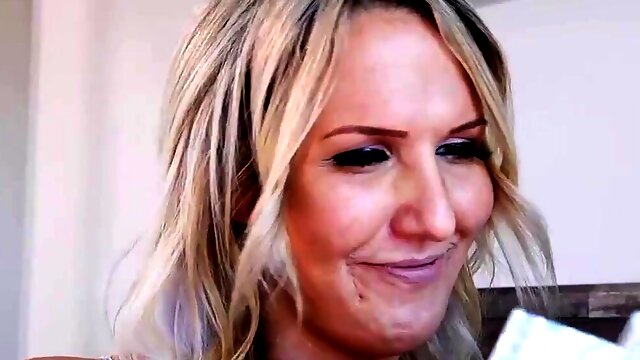 Blonde tranny fucks her step sisters date