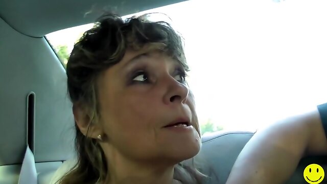 Granny Car Sex, French Mature, French Interracial, Blonde Granny