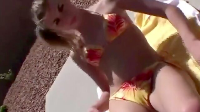 Hot Amber - Bikini Photoshoot Ourdoor