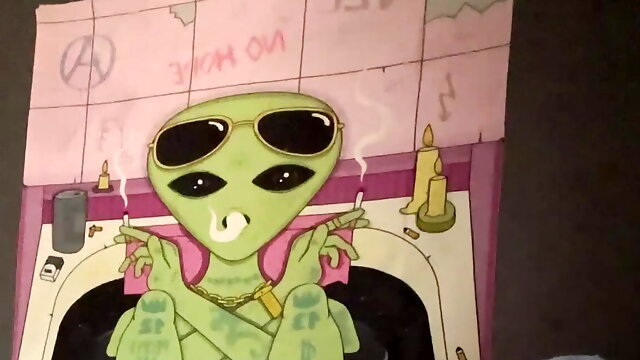 Stroking Hard Cock For A Moaning Cumshot